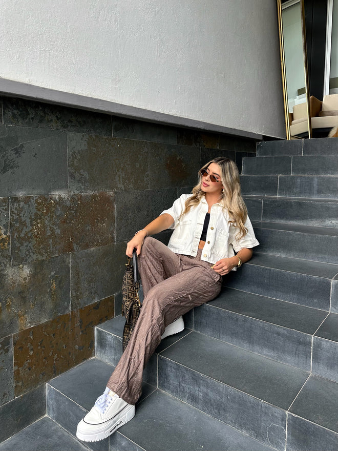 PANT NORA MARRON