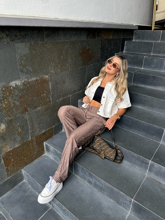 PANT NORA MARRON