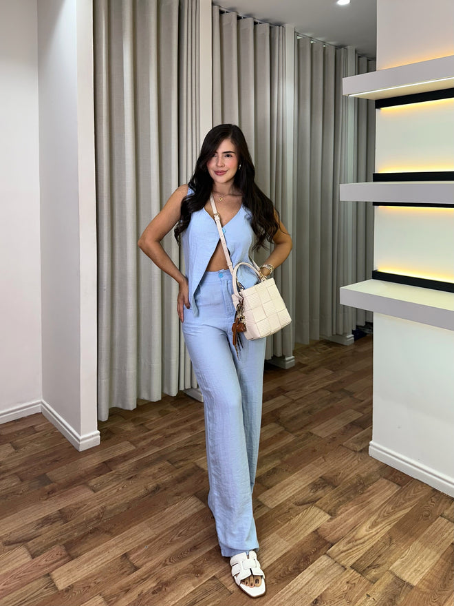 SET  INÉS AZUL BABY