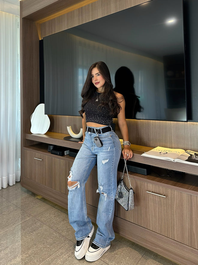 TOP DIANA NEGRO