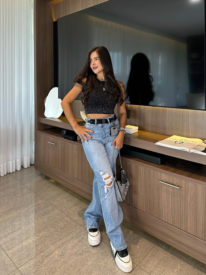 TOP DIANA NEGRO
