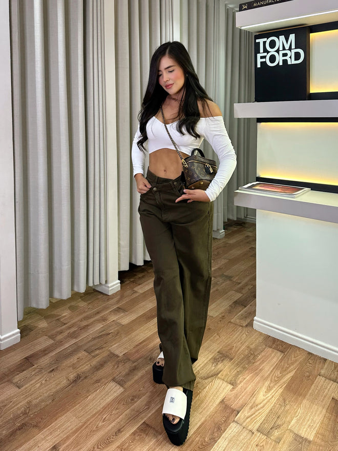 PANT LAURA CAFE TIERRA