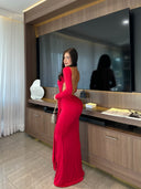 VESTIDO  ROSALBA ROJO