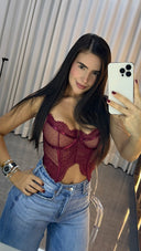 CROP TOP MULLER BORGOÑA