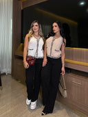 SET AISHA BEIGE x NEGRO