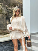 BLUZA O VESTIDO LUCREZIA BEIGE