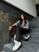 TENIS ROMA BLANCO x GRIS