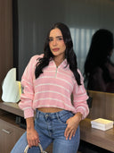 BUZO CAROLINA ROSADO