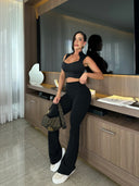 CROP TOP VICTORIA NEGRO