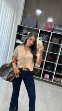 BLUSA VIOLET ALBARICOQUE