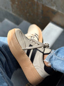 TENNIS ZOE BEIGE x NEGRO