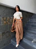 PANTALON ZAIRY CAMEL