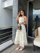 VESTIDO JIMENEZ MARFIL
