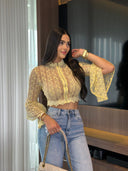 CROP TOP ARLENYS AMARILLO