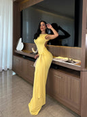 VESTIDO  JIMENEZ AMARILLO