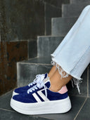 TENNIS ZOE AZUL x BLANCO