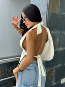 CROP TOP REBECA AMARILLO