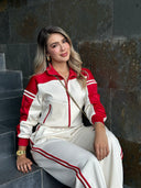 SET MONTENEGRO MARFIL x ROJO