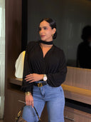 BLUSA BIANCA NEGRA