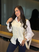 BLUSA ELENA MARFIL x BLANCO
