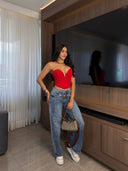 CORSET DANIELA ROJO