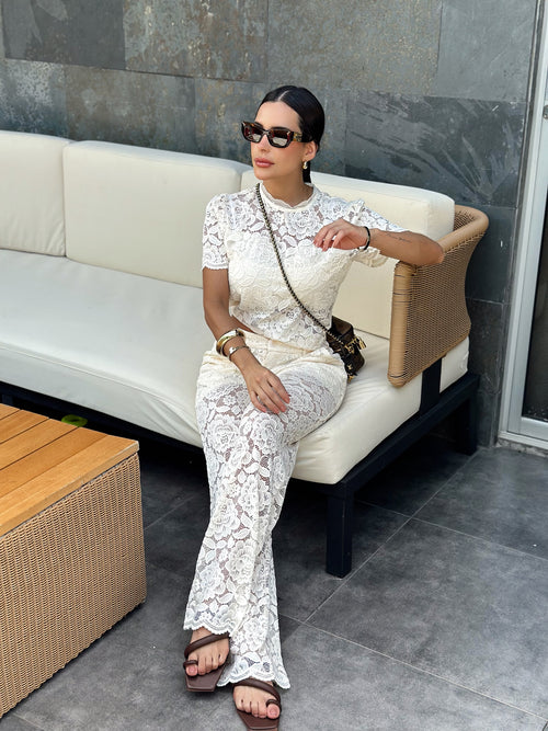 SET OLAYA  MARFIL
