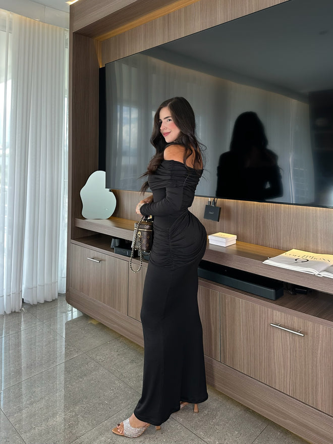 VESTIDO  CLOE   NEGRO