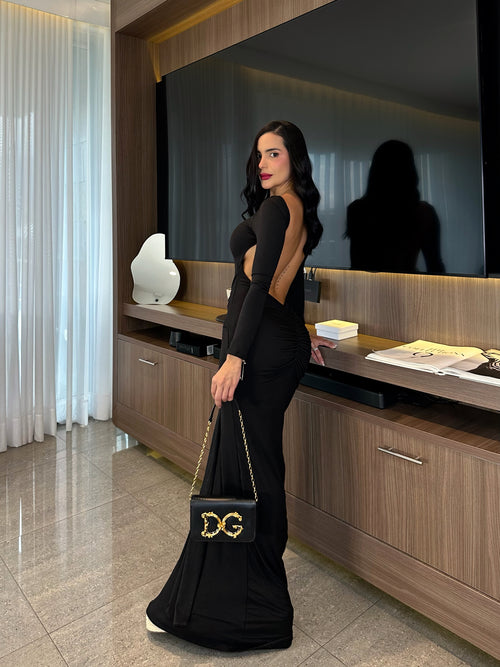 VESTIDO  ROSALBA NEGRO