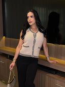 SET AISHA BEIGE x NEGRO