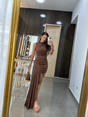 VESTIDO CAROLINA CAFE