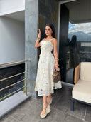 VESTIDO JIMENEZ MARFIL