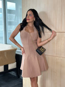 VESTIDO AISLINN MOCA