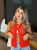 CHALECO LAYLA NARANJA